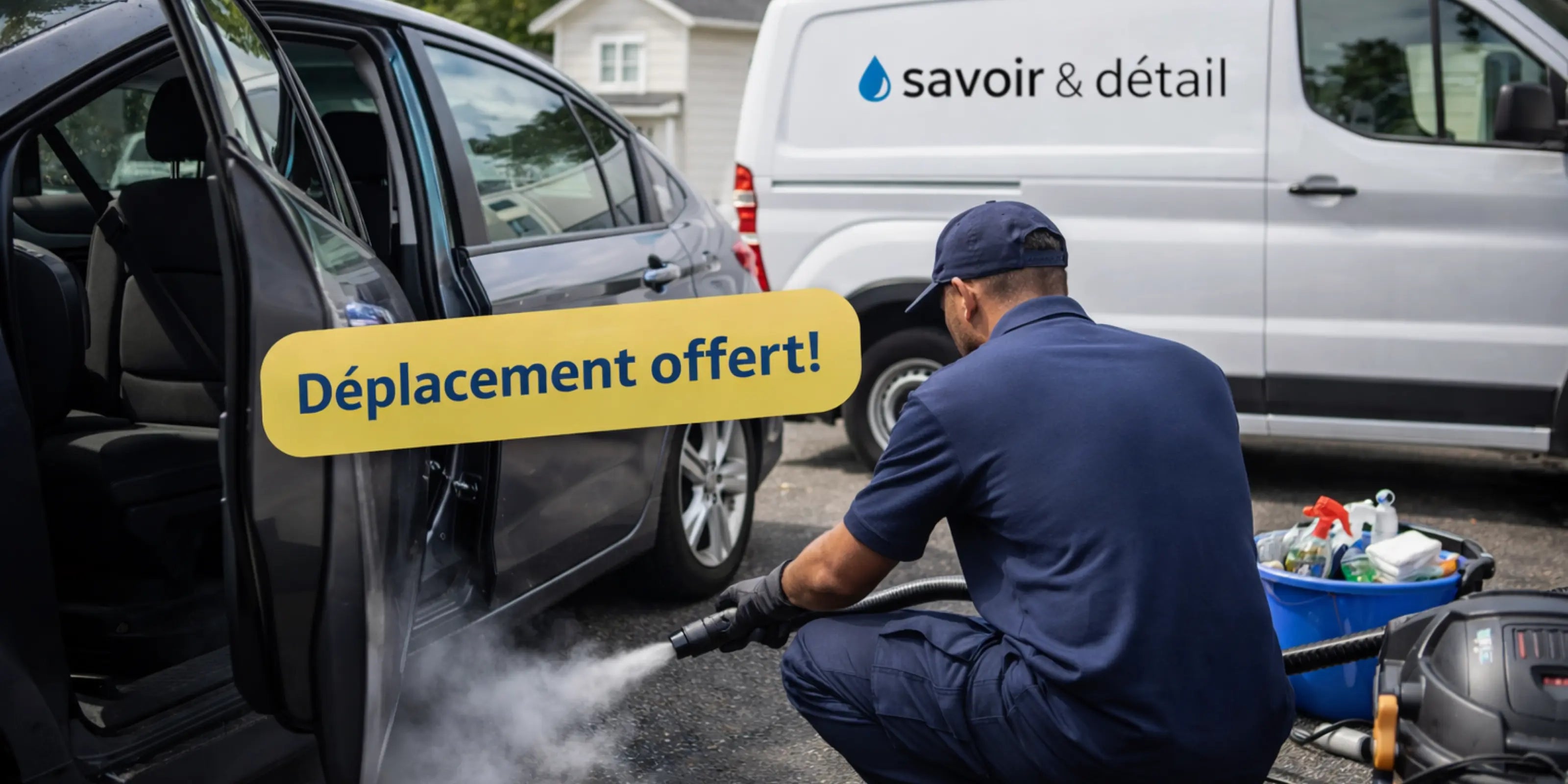déplacement nettoyage voiture