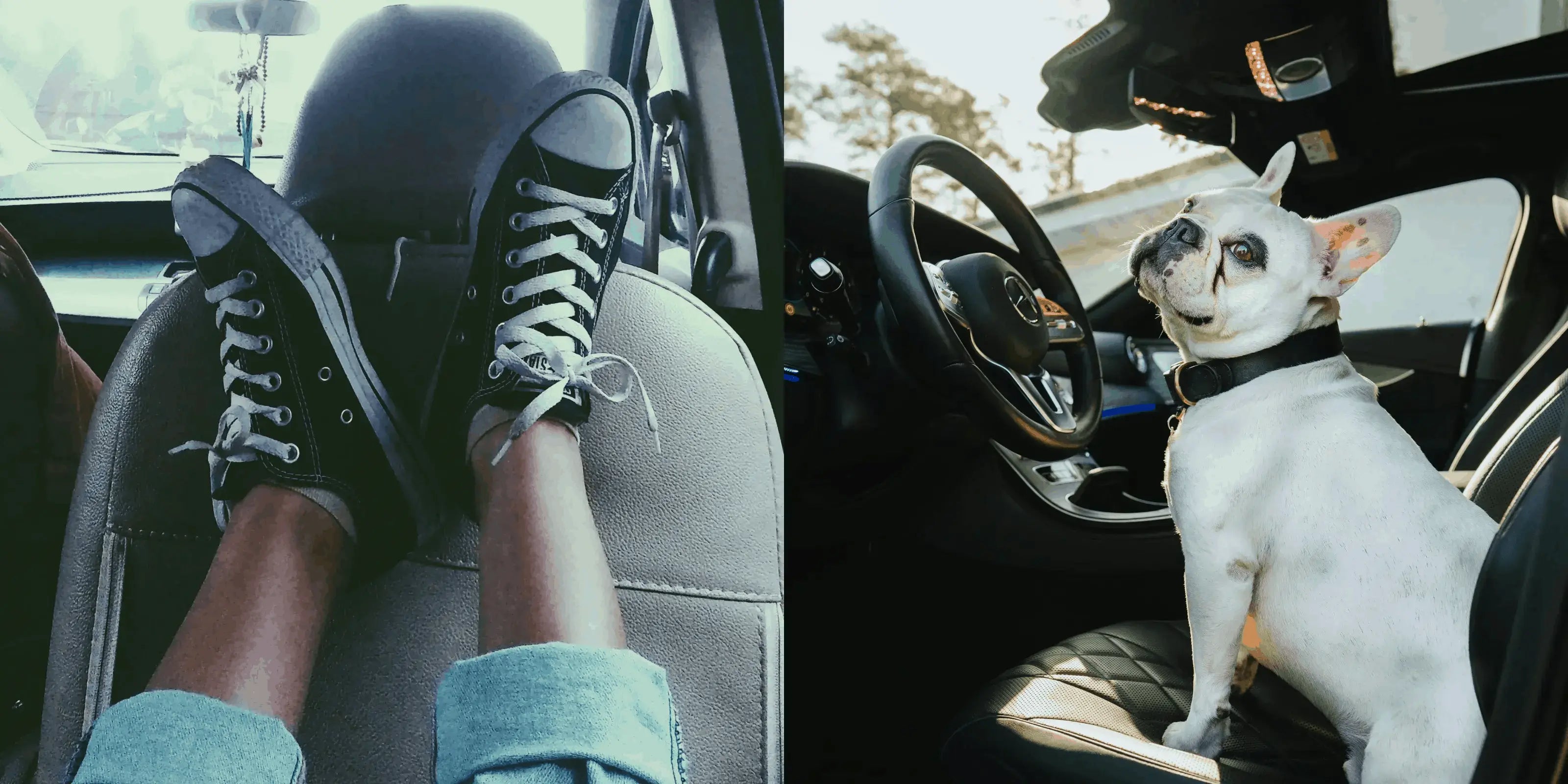 Traitement professionnel des sièges en tissu sur un véhicule à domicile près de Franconville